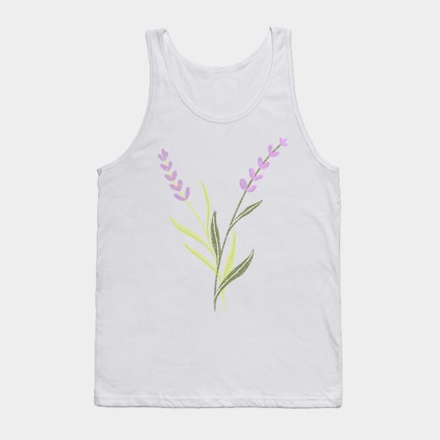 Lively Lavender Tank Top by Canvases-lenses